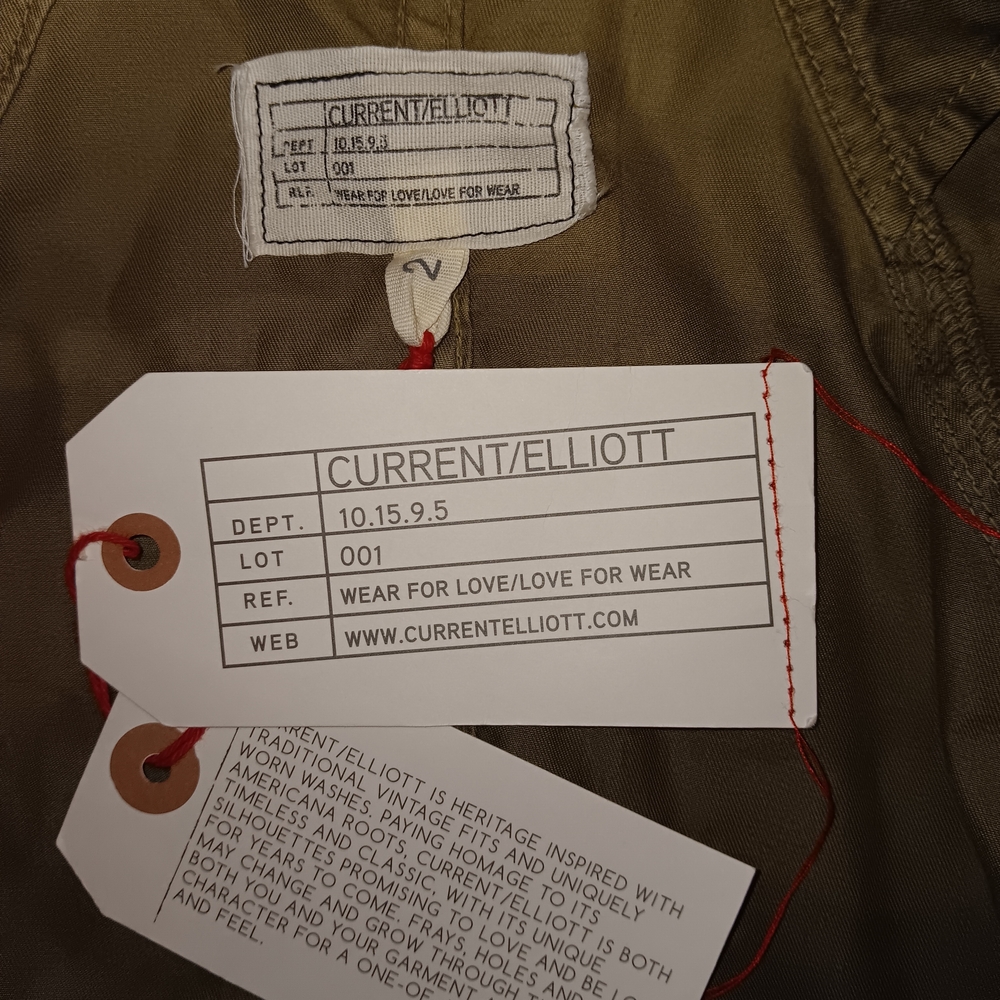 Current/Elliott Olive Jacket